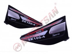 Çelik SK 100-Falcon Akü Kapağı [Siyah-Takım]